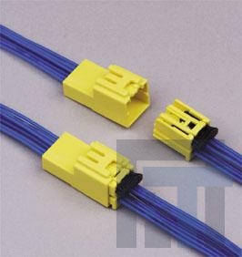 08HIC-R-1A Автомобильные разъемы 8P HIC Female Connector Yellow