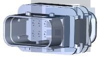 1-1564516-1 Автомобильные разъемы 10POS, MIXED, TAB HSG, ASSY