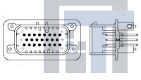 1-776200-1 Автомобильные разъемы HEADER ASSY 23 POS VERTICAL