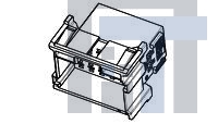 1-965641-4 Автомобильные разъемы 6P 2TAB PLUG PURPLE CONNECTOR HOUSING