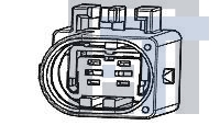 1-967636-1 Автомобильные разъемы FLACHSTE-GEH2,8 2P