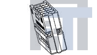 1-968322-1 Автомобильные разъемы MQS SOCKET HOUSING 20POS BLACK