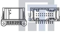 1-968720-1 Автомобильные разъемы MQS PIN HDR, 32 POS