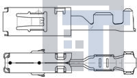 1-968872-1 Автомобильные разъемы RECEPTACLE CONTACT