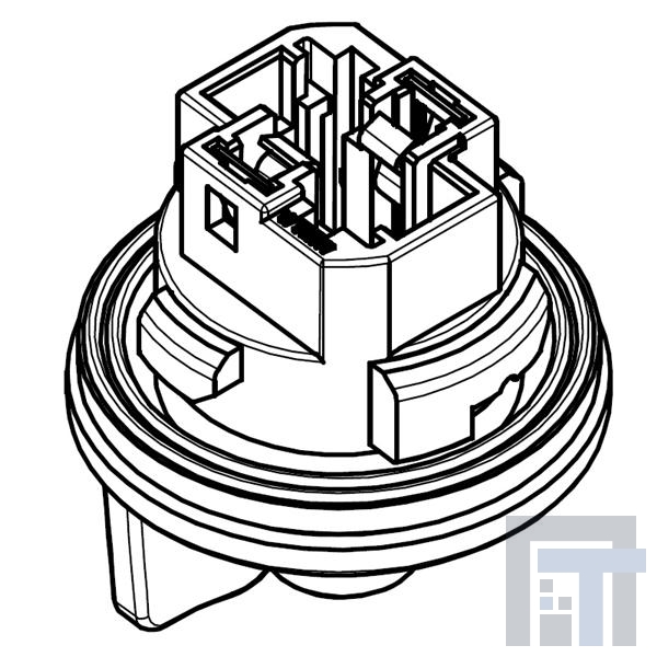 104133-0227 Автомобильные разъемы WY21W SEALED WEDGE BULB SOCKET 2P