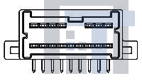 1123431-1 Автомобильные разъемы 040 MLC 24P CAP ASSY W-T-B