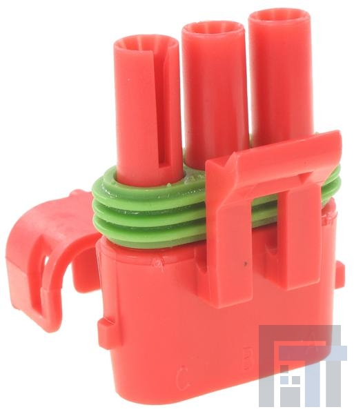 12015795-B Автомобильные разъемы 3P F RED CONN ASSY WP TOWER 20AMPS