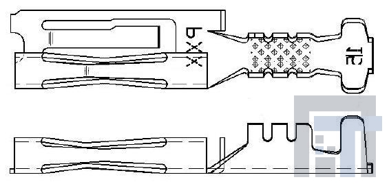 12020758 Автомобильные разъемы TERM MIC/P 100 FEM