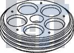 12034278 Автомобильные разъемы ROUND GREEN SEAL