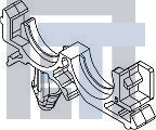 12034281-B Автомобильные разъемы CONDUIT CLIP ROSEBUD 6.35DIA