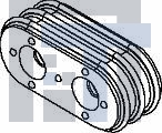 12034364 Автомобильные разъемы INDVL CABLE SEALS GRAY