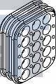 12040879 Автомобильные разъемы MULTI CABLE SEAL GREEN