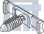 12045640-B Автомобильные разъемы TAPE-ON CLIP NAIL 6.35DIA