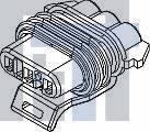 12059595 Автомобильные разъемы 3P FM BLK CON ASSY 150 SERIES 14 AMPS