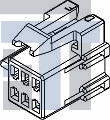 12064762 Автомобильные разъемы 6P FEMALE LT GRAY 150 SERIES 14 AMPS