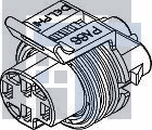 12065298 Автомобильные разъемы 4P FM BLK CON ASSY 150 SERIES 14 AMPS