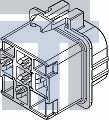 12065662 Автомобильные разъемы 5P F BLK CONNECTOR MP 630 SERIES 46AMPS