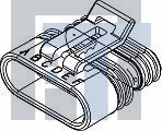 12066317 Автомобильные разъемы 6P FM BLK CON ASSY 150 SERIES 14 AMPS