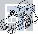 12077900 Автомобильные разъемы 2P FEM BLK CONN ASSY 280 SEREIS 30 AMPS