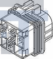 12077951 Автомобильные разъемы 5P FM BLK CONN ASSY MP 630 SERIES 46AMPS