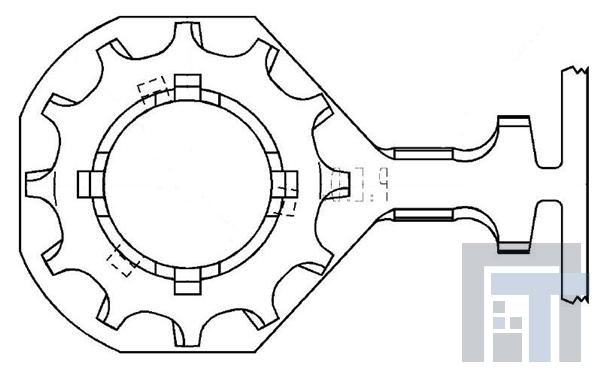 12089240 Автомобильные разъемы TERM RING STR CBL RGE 3.0-2.0