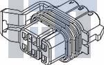 12092885 Автомобильные разъемы 6P F CREAM CONN ASSY MP 150 SERIES 14AMPS