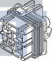 12110539 Автомобильные разъемы 5P FM BLACK CON ASSY 280 SERIES 30 AMPS