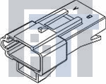 12129938 Автомобильные разъемы 2P M BLK CONNECTOR 630 SERIES 46 AMPS