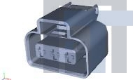 1326460-1 Автомобильные разъемы ASSY, PLUG, 3P SEALED, 2.8MCP