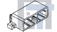 1438387-1 Автомобильные разъемы 8 POS CAP HSG ASY .070 SE