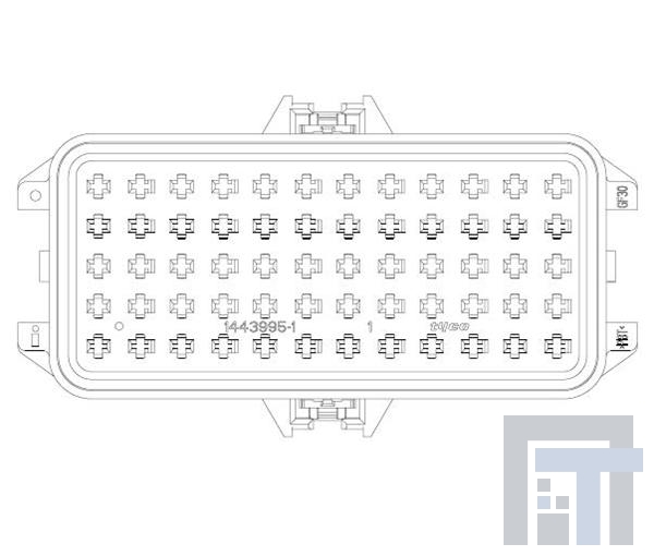 1443997-1 Автомобильные разъемы BASE ASSEMBLY 60P