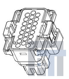 1456016-4 Автомобильные разъемы MERTEC 24W PLUG