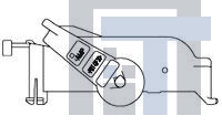 1473247-1 Автомобильные разъемы MQS 81P LEVER R ASSY