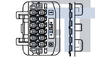 1473407-1 Автомобильные разъемы 025 G 12POS CAP ASY W TO W