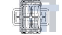 1534404-1 Автомобильные разъемы MCP6.3 RECEP HSG4P