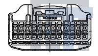 1565380-1 Автомобильные разъемы 025 28POS PLUG ASSY