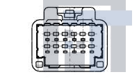 1565894-1 Автомобильные разъемы 025 12POS CAP ASSY W TO W