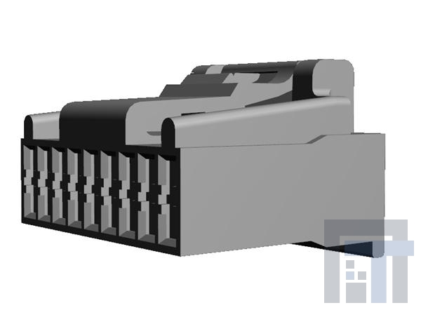 172316-7 Автомобильные разъемы PULSE LOCK PLUG HSG 18P YELLOW