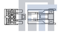 172856-2 Автомобильные разъемы DLI DOUBLE LOCK PLIG HSG 8P