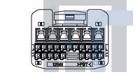 1746863-1 Автомобильные разъемы 0.64III/2.3II 26POS PLUG ASSY