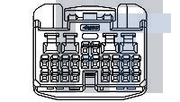 1746864-1 Автомобильные разъемы 0.64III/2.3II 24POS PLUG ASSY