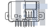 1747285-2 Автомобильные разъемы 025 LOW PROF 8POS CAP ASSY H TIN