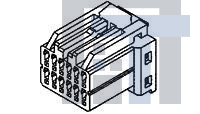 175966-3 Автомобильные разъемы 040 MLC 16POS PLUG HSG ASSY