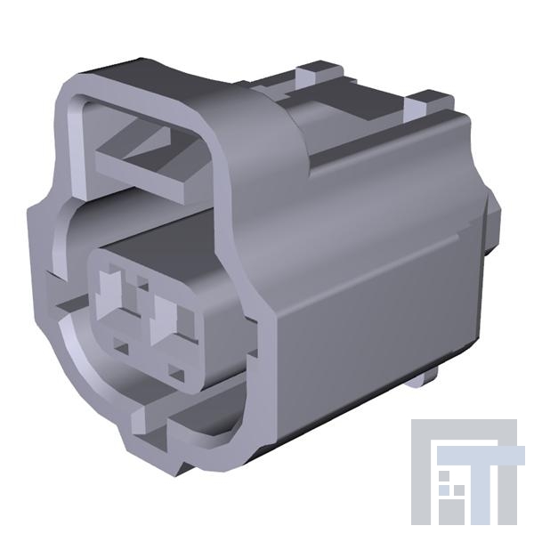 178392-6 Автомобильные разъемы PLUG 2P DBL LOCK GRY E-J-2