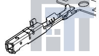 1827483-2 Автомобильные разъемы 0.64 III RCPT NON SEALED AU SS