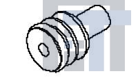 184139-1 Автомобильные разъемы WIRE SEAL RUBBER SENSOR BLUE