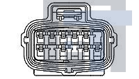 184455-1 Автомобильные разъемы ASSY SSC 2X6 PLUG C3 KEY A 1-9-11 BLKD