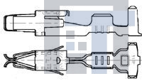 185026-1 Автомобильные разъемы JPT RCPT SEAL ON WIRE