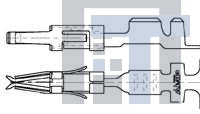 185030-1 Автомобильные разъемы MT 2 REC SEALING ON WIRE