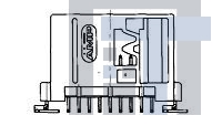 185458-1 Автомобильные разъемы 18W MQS HDR ASSY FOR SMT